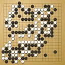 Board position at the end of game WAGC 2022 - Round 2 - Game 3: Thomas Debarre vs Feng Yang Lim