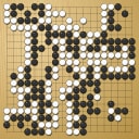 Board position at the end of game WAGC 2022 - Round 3 - Game 1: Baoxiang Bai vs Park Young Woon