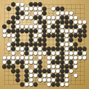 Board position at the end of game WAGC 2022 - Round 3 - Game 19: Edgar Ivan Escobar vs Lisa Mayer