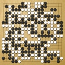Board position at the end of game WAGC 2022 - Round 3 - Game 8: Quang-Tue Tran vs Vladas Zaleskas