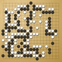 Board position at the end of game WAGC 2022 - Round 3 - Game 18: Scott Cobbold vs Ghlonti Giorgi