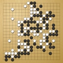 Board position at the end of game WAGC 2022 - Round 3 - Game 7: Shou-Kai Lee vs Aguido Horatio Davis