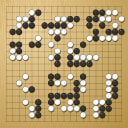 Board position at the end of game WAGC 2022 - Round 4 - Game 1: Baoxiang Bai vs Wan-Kao Lou
