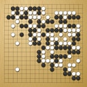 Board position at the end of game WAGC 2022 - Round 4 - Game 7: Fernando Aguilar vs Andrej Kralj
