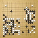 Board position at the end of game WAGC 2022 - Round 5 - Game 10: Ben Mantle vs Manuel Alejandr Gomez