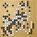 Board position at the end of game WAGC 2022 - Round 5 - Game 17: Feng Yang Lim vs Vladas Zaleskas