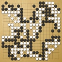 Board position at the end of game WAGC 2022 - Round 5 - Game 16: Ghlonti Giorgi vs Perez Anibal