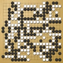 Board position at the end of game WAGC 2022 - Round 6 - Game 14: Jeffrey de Castro vs Julio Melchert