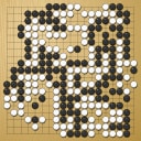 Board position at the end of game WAGC 2022 - Round 6 - Game 17: Marc Stoehr vs Bende Barcza