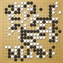Board position at the end of game WAGC 2022 - Round 6 - Game 9: Matthew Burrall vs Tugkan Eren
