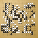Board position at the end of game WAGC 2022 - Round 6 - Game 3: Park Young Woon vs Denis Dobranis