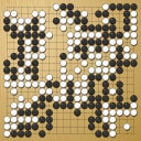 Board position at the end of game WAGC 2022 - Round 6 - Game 11: Petr Cipra vs Andrej Kralj