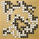 Board position at the end of game WAGC 2022 - Round 6 - Game 7: Pranjal Srivastava vs Wan-Kao Lou