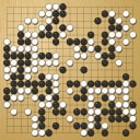 Board position at the end of game WAGC 2023 - Round 1 - Game 5: Mirta Medak vs Janne Kosso