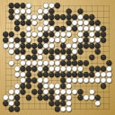 Board position at the end of game WAGC 2023 - Round 3 - Game 2: Yu-Cheng Lai vs Chukun Yang