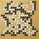 Board position at the end of game WAGC 2024 - Round 1 - Game 2: In-Hang Sam vs Daniel Gourdeau