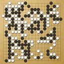 Board position at the end of game WAGC 2024 - Round 1 - Game 3: Peter Smolarik vs Cornel Burzo