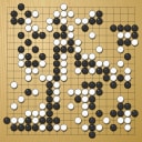 Board position at the end of game WAGC 2024 - Round 2 - Game 1: Baoxiang Bai vs Cornel Burzo
