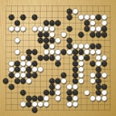Board position at the end of game WAGC 2024 - Round 2 - Game 6: Renaud Gaban vs Denis Karadaban