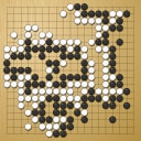 Board position at the end of game WAGC 2024 - Round 2 - Game 7: Stephen Nulty vs Joao Ferreira