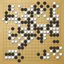 Board position at the end of game WAGC 2024 - Round 3 - Game 4: Juan Felipe Burgos Andrade vs Jia-Cheng Tan