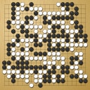 Board position at the end of game WAGC 2024 - Round 4 - Game 3: Nai-San Chan vs Minoru Ozeki
