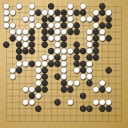 Board position at the end of game WAGC 2024 - Round 4 - Game 6: Zhiyuan Zhang vs Denis Karadaban