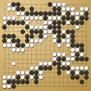 Board position at the end of game WAGC 2024 - Round 5 - Game 3: In-Hang Sam vs Jon Runar Melting