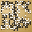 Board position at the end of game WAGC 2024 - Round 6 - Game 6: Renaud Gaban vs Stjepan Mestrovic