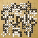 Board position at the end of game WAGC 2024 - Round 7 - Game 1: Jung-Seon Kim vs Baoxiang Bai