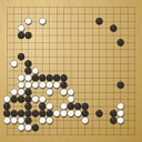 Board position at the end of game WAGC 2025 - Round 1 - Game 1: Lukas Kraemer vs Tianfang Ma