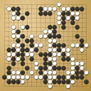 Board position at the end of game WAGC 2025 - Round 1 - Game 2: Minoru Ozeki vs Duy Minh Vo