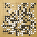 Board position at the end of game WAGC 2025 - Round 3 - Game 2: Minoru Ozeki vs Xiaofan Xu