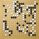 Board position at the end of game WAGC 2025 - Round 5 - Game 3: Alan Huang vs Yu-Cheng Lai