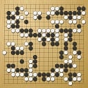 Board position at the end of game WAGC 2025 - Round 5 - Game 2: Chahine Koleejan vs Minoru Ozeki