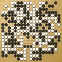 Board position at the end of game WAGC 2025 - Round 5 - Game 1: Tianfang Ma vs Sawoo Kim