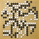 Board position at the end of game WAGC 2025 - Round 6 - Game 5: Luciano Salerno vs Mikkel Kragh Mathiesen