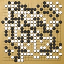 Board position at the end of game WAGC 2025 - Round 7 - Game 4: Elian Ioan Grigoriu vs Chahine Koleejan