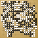 Board position at the end of game WAGC 2025 - Round 7 - Game 1: Tianfang Ma vs Minoru Ozeki