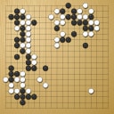 Board position at the end of game WAGC 2025 - Round 8 - Game 6: Marc Stoehr vs Alistair Wall