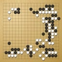 Board position at the end of game WAGC 2026 - Round 1 - Game 25: Fernando Goncalves vs Savva Antonjuk