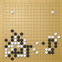 Board position at the end of game WAGC 2026 - Round 1 - Game 8: Qi-you Wu vs Mendsaikhan Boldbaatar