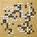 Board position at the end of game WAGC 2026 - Round 1 - Game 7: Rob van Zeijst vs Hyeonseok Kim