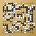 Board position at the end of game WAGC 2026 - Round 5 - Game 20: Hector Paiz-Castillo vs David Bofinger
