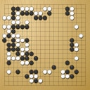 Board position at the end of game WAGC 2026 - Round 7 - Game 1: Ulas Oren vs Yu Fu