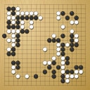 Board position at the end of game WAGC 2026 - Round 7 - Game 25: Ziga Hajdukovic vs Byoung-Ju Lee