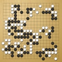 Board position at the end of game WAGC 2026 - Round 8 - Game 2: Lukas Podpera vs Hyo Ka