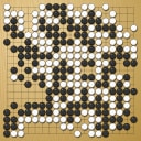 Board position at the end of game WAGC 2026 - Round 8 - Game 7: Qi-you Wu vs Yuze Xing